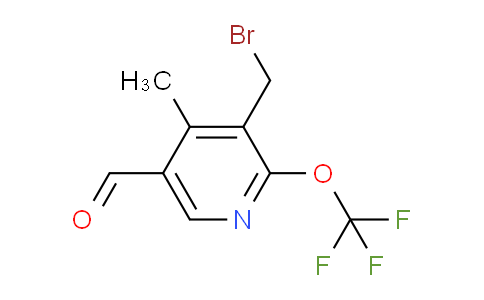 AM53959 | 1361733-74-5 | 3-(Bromomethyl)-4-methyl-2-(trifluoromethoxy)pyridine-5-carboxaldehyde