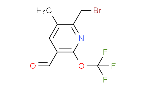 AM53960 | 1361754-02-0 | 2-(Bromomethyl)-3-methyl-6-(trifluoromethoxy)pyridine-5-carboxaldehyde