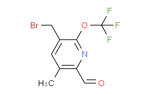 AM53976 | 1361803-43-1 | 3-(Bromomethyl)-5-methyl-2-(trifluoromethoxy)pyridine-6-carboxaldehyde