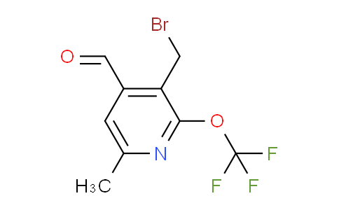 AM53986 | 1361871-49-9 | 3-(Bromomethyl)-6-methyl-2-(trifluoromethoxy)pyridine-4-carboxaldehyde
