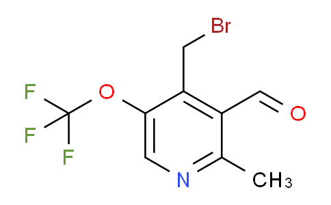 AM53992 | 1361821-02-4 | 4-(Bromomethyl)-2-methyl-5-(trifluoromethoxy)pyridine-3-carboxaldehyde