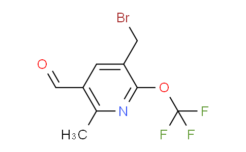 AM53998 | 1361852-01-8 | 3-(Bromomethyl)-6-methyl-2-(trifluoromethoxy)pyridine-5-carboxaldehyde