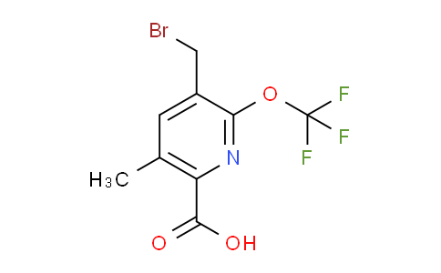 AM54013 | 1361871-61-5 | 3-(Bromomethyl)-5-methyl-2-(trifluoromethoxy)pyridine-6-carboxylic acid