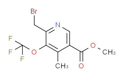 Methyl 2-(bromomethyl)-4-methyl-3-(trifluoromethoxy)pyridine-5-carboxylate