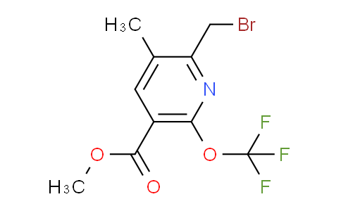 Methyl 2-(bromomethyl)-3-methyl-6-(trifluoromethoxy)pyridine-5-carboxylate