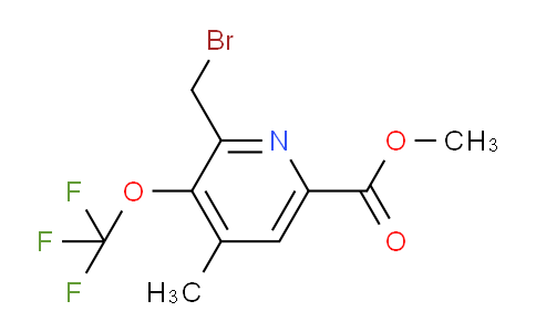 Methyl 2-(bromomethyl)-4-methyl-3-(trifluoromethoxy)pyridine-6-carboxylate