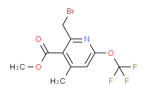 AM54043 | 1361871-88-6 | Methyl 2-(bromomethyl)-4-methyl-6-(trifluoromethoxy)pyridine-3-carboxylate