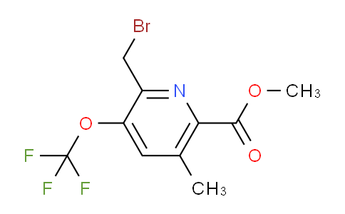 AM54044 | 1361788-43-3 | Methyl 2-(bromomethyl)-5-methyl-3-(trifluoromethoxy)pyridine-6-carboxylate