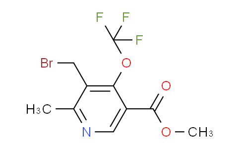 Methyl 3-(bromomethyl)-2-methyl-4-(trifluoromethoxy)pyridine-5-carboxylate
