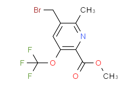 Methyl 3-(bromomethyl)-2-methyl-5-(trifluoromethoxy)pyridine-6-carboxylate