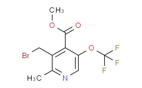 Methyl 3-(bromomethyl)-2-methyl-5-(trifluoromethoxy)pyridine-4-carboxylate