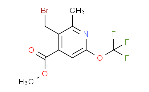 Methyl 3-(bromomethyl)-2-methyl-6-(trifluoromethoxy)pyridine-4-carboxylate