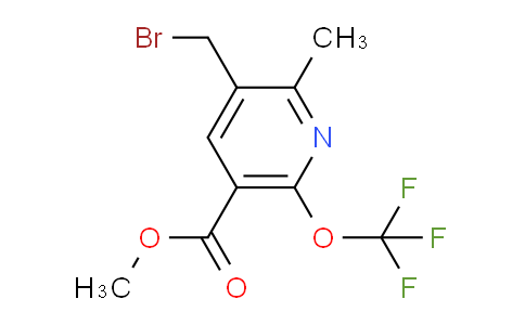 AM54057 | 1361793-79-4 | Methyl 3-(bromomethyl)-2-methyl-6-(trifluoromethoxy)pyridine-5-carboxylate