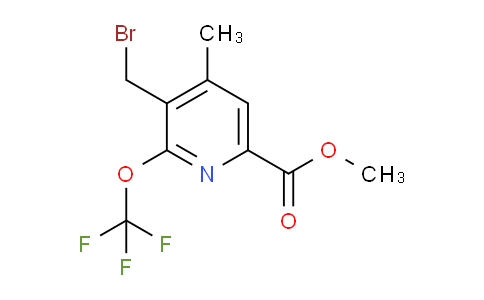AM54058 | 1361804-00-3 | Methyl 3-(bromomethyl)-4-methyl-2-(trifluoromethoxy)pyridine-6-carboxylate