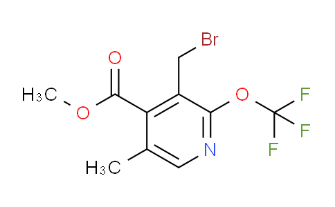 AM54061 | 1361787-93-0 | Methyl 3-(bromomethyl)-5-methyl-2-(trifluoromethoxy)pyridine-4-carboxylate