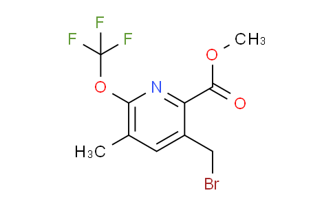 AM54065 | 1361821-72-8 | Methyl 3-(bromomethyl)-5-methyl-6-(trifluoromethoxy)pyridine-2-carboxylate