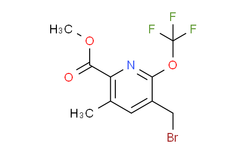 AM54066 | 1361902-09-1 | Methyl 3-(bromomethyl)-5-methyl-2-(trifluoromethoxy)pyridine-6-carboxylate