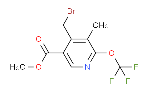 Methyl 4-(bromomethyl)-3-methyl-2-(trifluoromethoxy)pyridine-5-carboxylate
