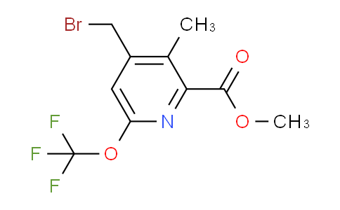 Methyl 4-(bromomethyl)-3-methyl-6-(trifluoromethoxy)pyridine-2-carboxylate