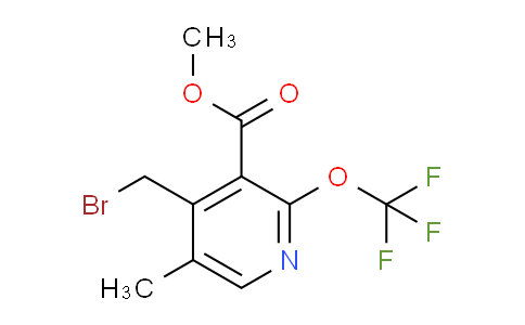 AM54080 | 1361788-10-4 | Methyl 4-(bromomethyl)-5-methyl-2-(trifluoromethoxy)pyridine-3-carboxylate