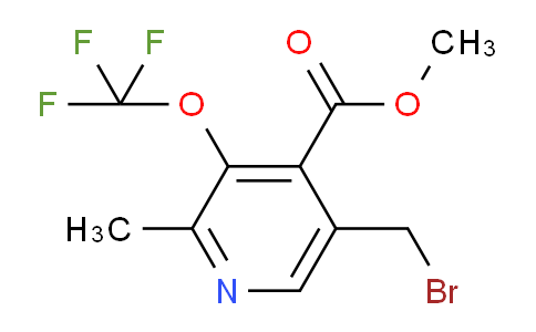 Methyl 5-(bromomethyl)-2-methyl-3-(trifluoromethoxy)pyridine-4-carboxylate