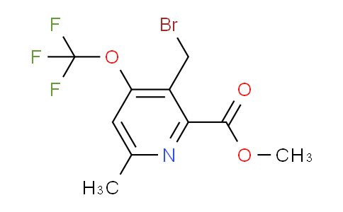 Methyl 3-(bromomethyl)-6-methyl-4-(trifluoromethoxy)pyridine-2-carboxylate