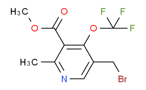 Methyl 5-(bromomethyl)-2-methyl-4-(trifluoromethoxy)pyridine-3-carboxylate