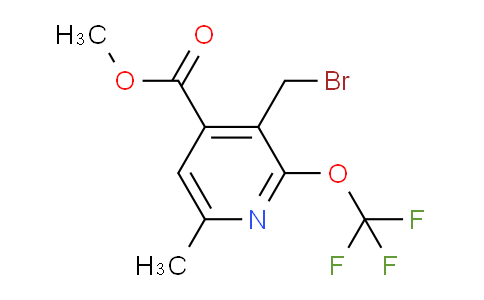 Methyl 3-(bromomethyl)-6-methyl-2-(trifluoromethoxy)pyridine-4-carboxylate