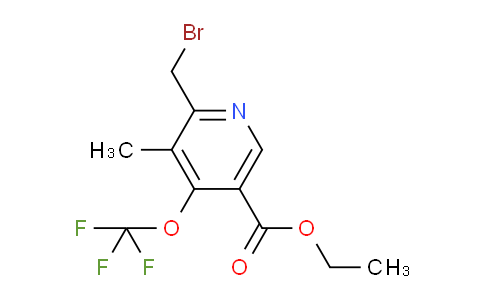AM54086 | 1361872-28-7 | Ethyl 2-(bromomethyl)-3-methyl-4-(trifluoromethoxy)pyridine-5-carboxylate