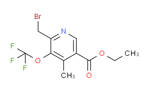 AM54090 | 1361902-24-0 | Ethyl 2-(bromomethyl)-4-methyl-3-(trifluoromethoxy)pyridine-5-carboxylate