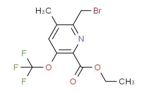 AM54091 | 1361734-89-5 | Ethyl 2-(bromomethyl)-3-methyl-5-(trifluoromethoxy)pyridine-6-carboxylate