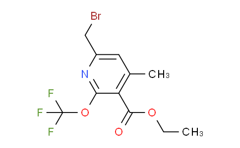 AM54098 | 1361872-36-7 | Ethyl 6-(bromomethyl)-4-methyl-2-(trifluoromethoxy)pyridine-3-carboxylate