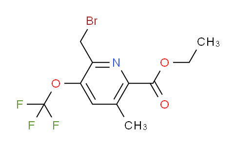 AM54099 | 1361908-88-4 | Ethyl 2-(bromomethyl)-5-methyl-3-(trifluoromethoxy)pyridine-6-carboxylate