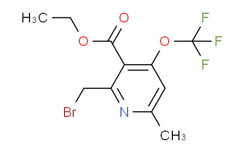 AM54107 | 1361852-72-3 | Ethyl 2-(bromomethyl)-6-methyl-4-(trifluoromethoxy)pyridine-3-carboxylate