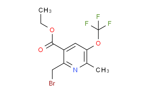 AM54108 | 1361804-29-6 | Ethyl 2-(bromomethyl)-6-methyl-5-(trifluoromethoxy)pyridine-3-carboxylate