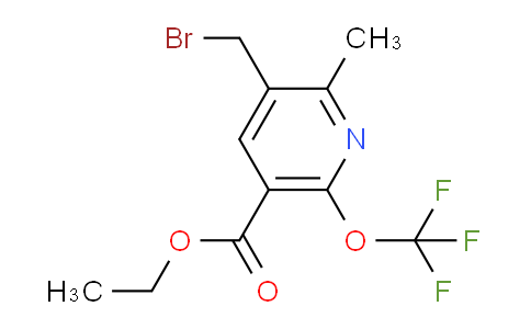 AM54110 | 1361788-98-8 | Ethyl 3-(bromomethyl)-2-methyl-6-(trifluoromethoxy)pyridine-5-carboxylate