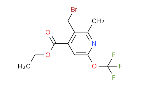 AM54114 | 1361872-43-6 | Ethyl 3-(bromomethyl)-2-methyl-6-(trifluoromethoxy)pyridine-4-carboxylate