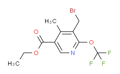 AM54116 | 1361902-40-0 | Ethyl 3-(bromomethyl)-4-methyl-2-(trifluoromethoxy)pyridine-5-carboxylate
