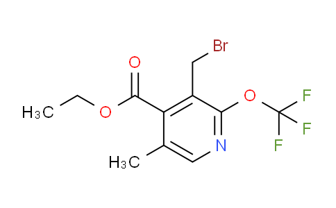 AM54120 | 1361789-06-1 | Ethyl 3-(bromomethyl)-5-methyl-2-(trifluoromethoxy)pyridine-4-carboxylate