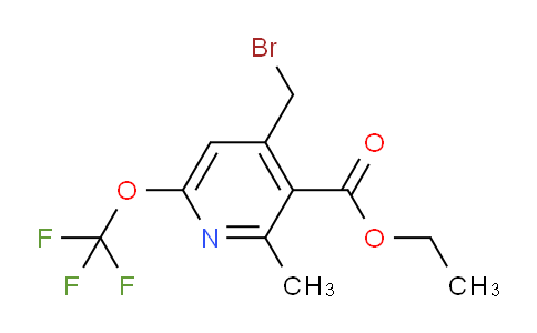 AM54124 | 1361898-26-1 | Ethyl 4-(bromomethyl)-2-methyl-6-(trifluoromethoxy)pyridine-3-carboxylate