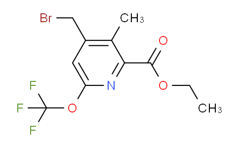 AM54126 | 1361789-16-3 | Ethyl 4-(bromomethyl)-3-methyl-6-(trifluoromethoxy)pyridine-2-carboxylate