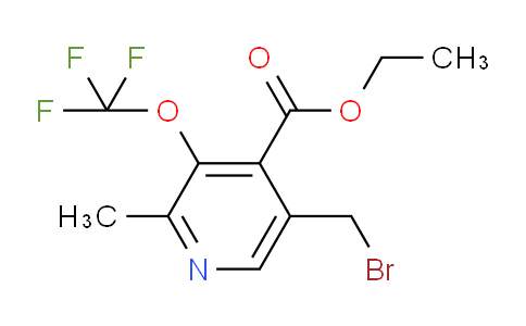 AM54127 | 1361712-91-5 | Ethyl 5-(bromomethyl)-2-methyl-3-(trifluoromethoxy)pyridine-4-carboxylate