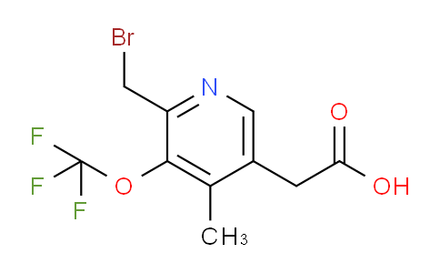 AM54133 | 1361852-96-1 | 2-(Bromomethyl)-4-methyl-3-(trifluoromethoxy)pyridine-5-acetic acid