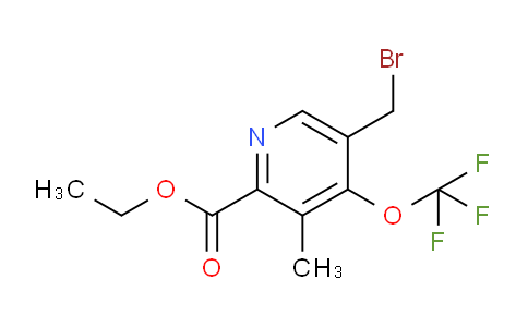 AM54134 | 1361852-77-8 | Ethyl 5-(bromomethyl)-3-methyl-4-(trifluoromethoxy)pyridine-2-carboxylate