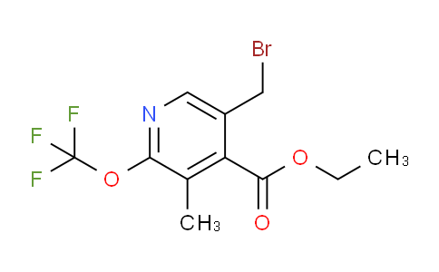 AM54136 | 1361712-86-8 | Ethyl 5-(bromomethyl)-3-methyl-2-(trifluoromethoxy)pyridine-4-carboxylate