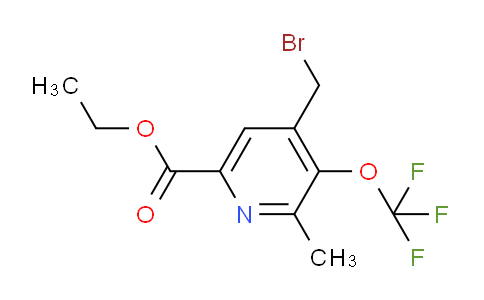 AM54138 | 1361815-43-1 | Ethyl 4-(bromomethyl)-2-methyl-3-(trifluoromethoxy)pyridine-6-carboxylate