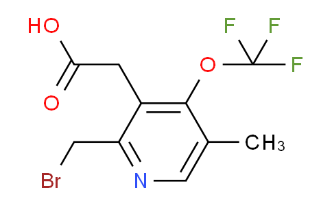 AM54139 | 1361788-17-1 | 2-(Bromomethyl)-5-methyl-4-(trifluoromethoxy)pyridine-3-acetic acid