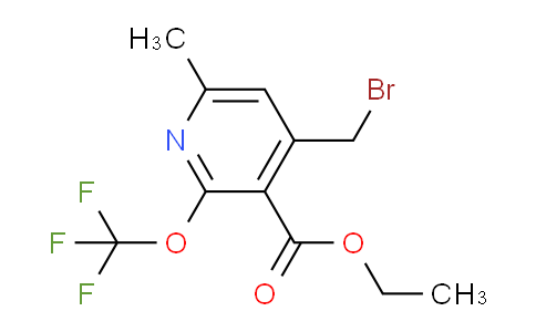 AM54143 | 1361770-59-3 | Ethyl 4-(bromomethyl)-6-methyl-2-(trifluoromethoxy)pyridine-3-carboxylate