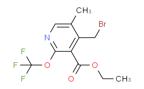 AM54148 | 1361852-86-9 | Ethyl 4-(bromomethyl)-5-methyl-2-(trifluoromethoxy)pyridine-3-carboxylate