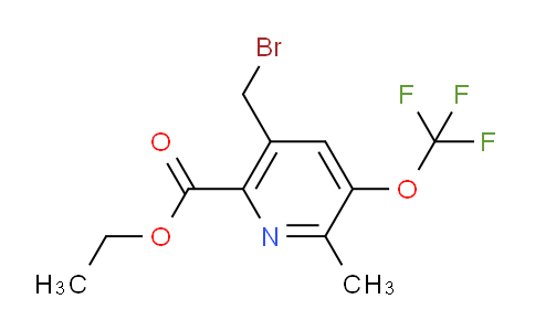AM54149 | 1361804-47-8 | Ethyl 5-(bromomethyl)-2-methyl-3-(trifluoromethoxy)pyridine-6-carboxylate